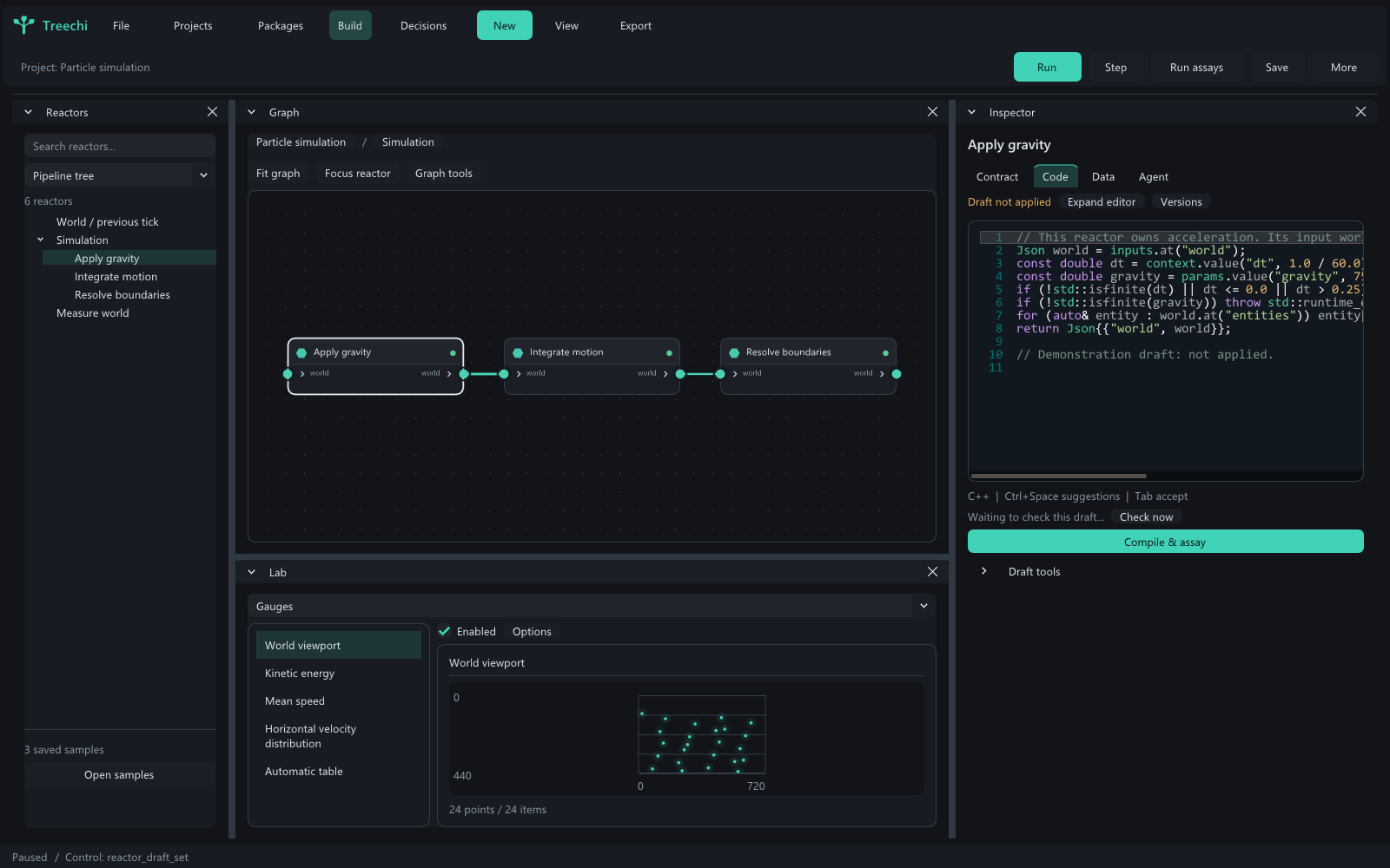 TREECHI interface preview